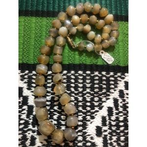 Banded Agate Necklace (Handmade)